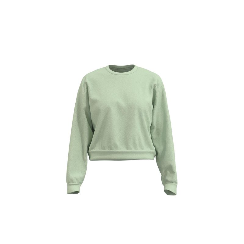 KOAJ - KOAJ Buzo cuello redondo para mujer en color negro, rib en c Mujer