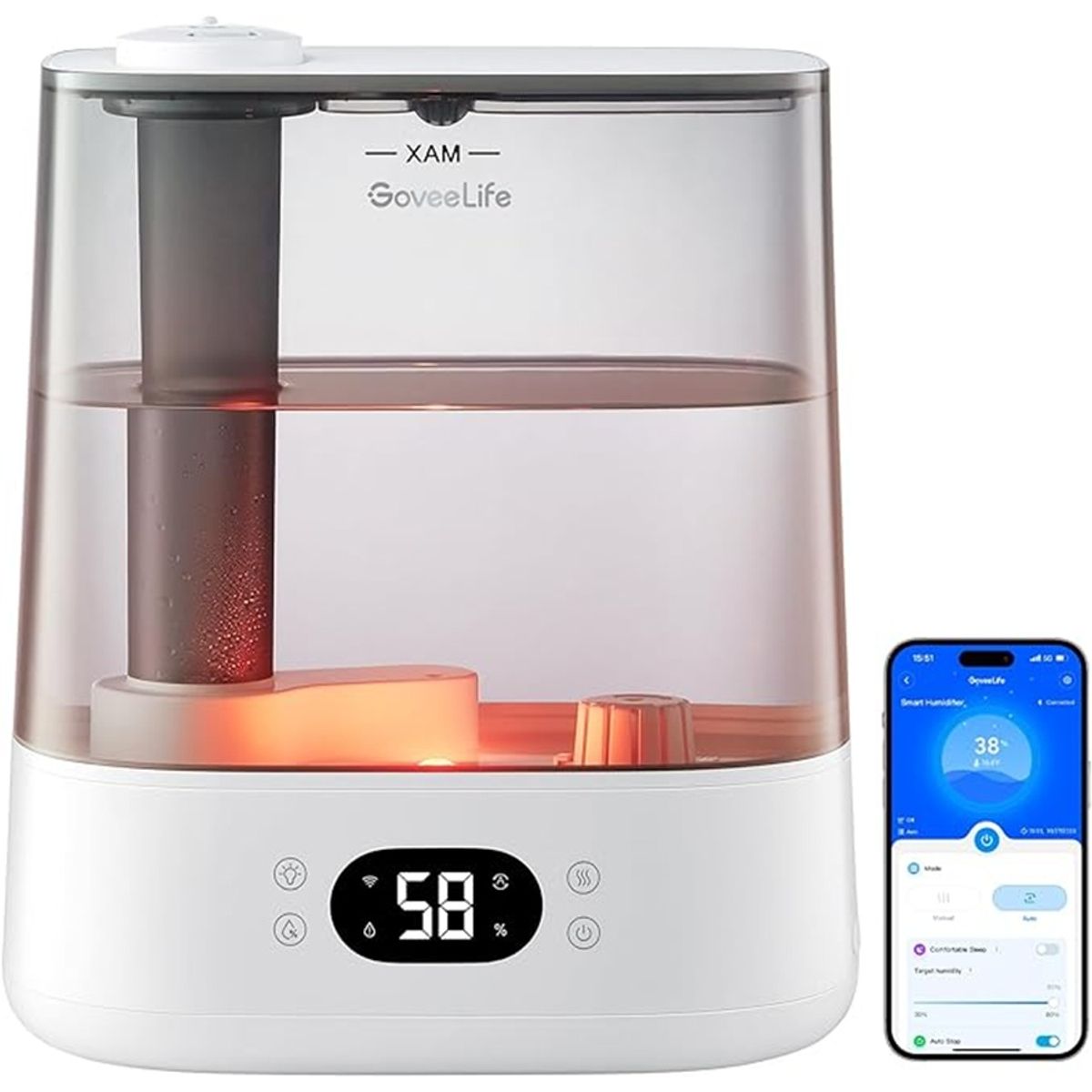GENERICO - Humidificador Inteligente Goveelife 6l Control Remoto H7149