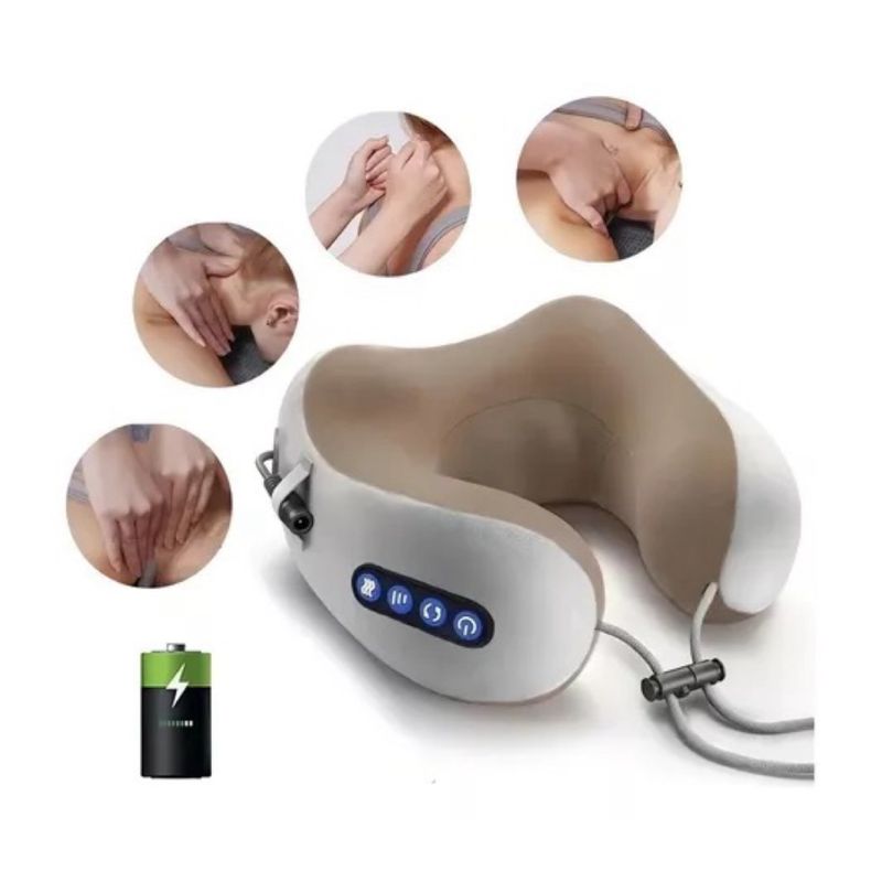 GENERICO - Almohada Masajeadora Cervical Recargable Para Cuello