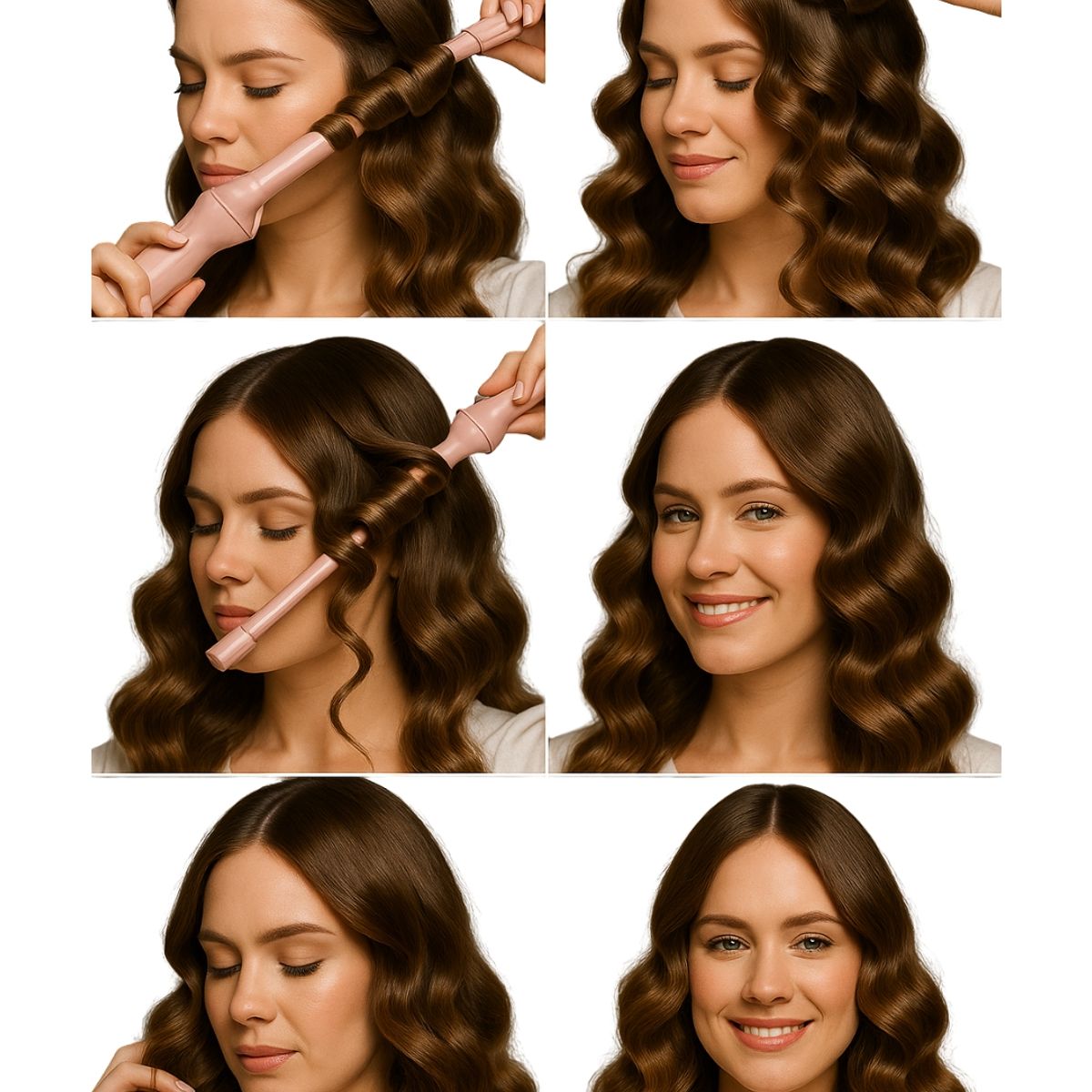 GENERICO - Pinza Rizadora Delgada 9 mm Varita Fina Cerámica