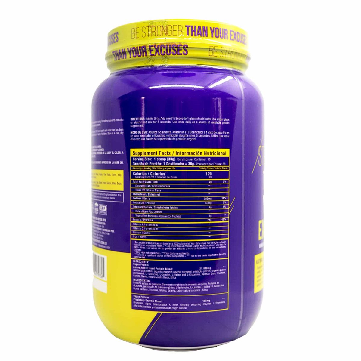 HEALTHY SPORTS - Proteina Vegana Healthy Sports (2 lb / 30 servicios aprox)
