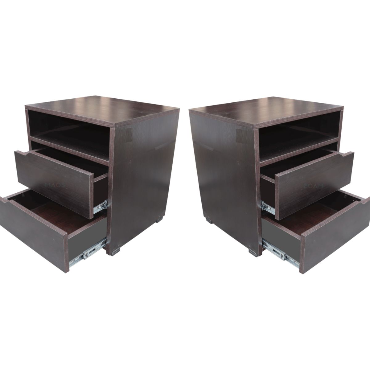 MAOS - Combo X2 Mesa De Noche  Nochero  Mesa Auxiliar