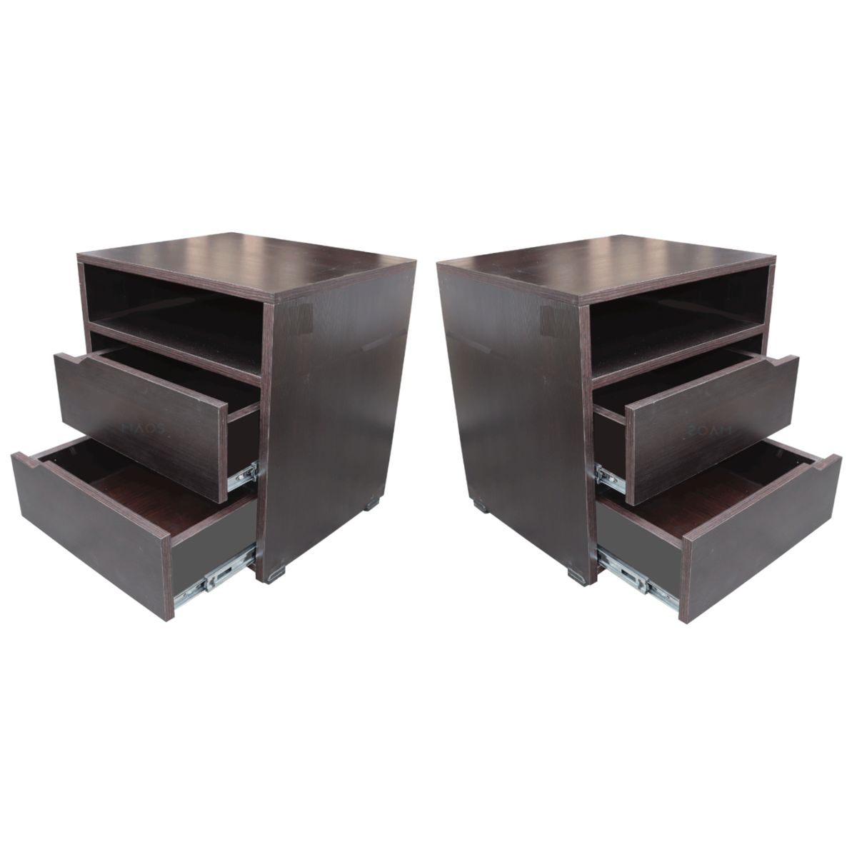 MAOS - Combo X2 Mesa De Noche  Nochero  Mesa Auxiliar