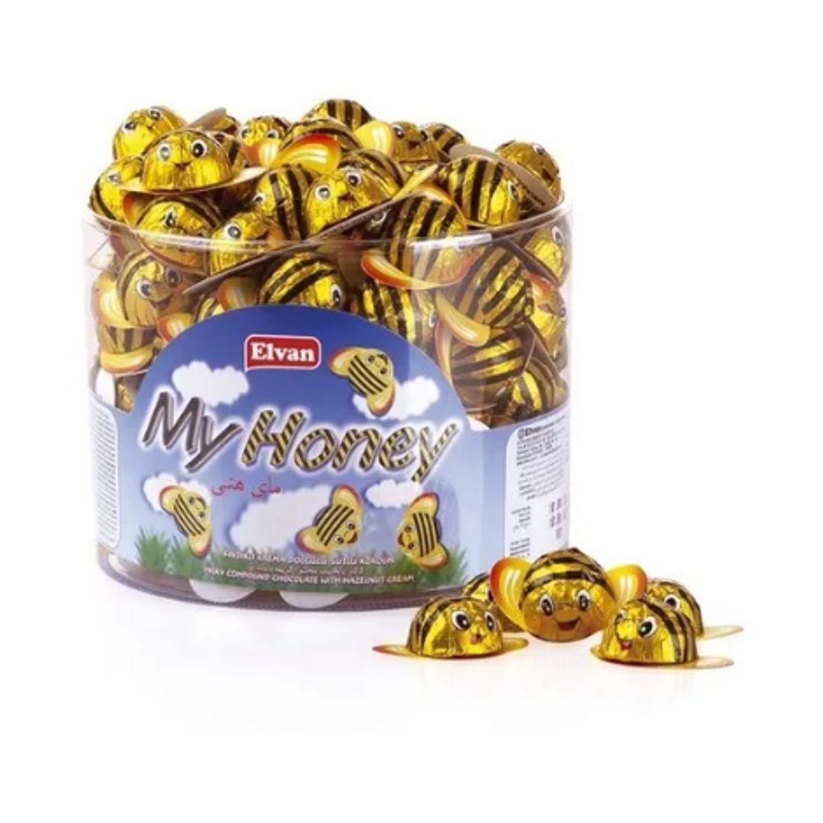 ADRO - Chocolate Animalitos Abejita My Honey Elvan X 100 unidades