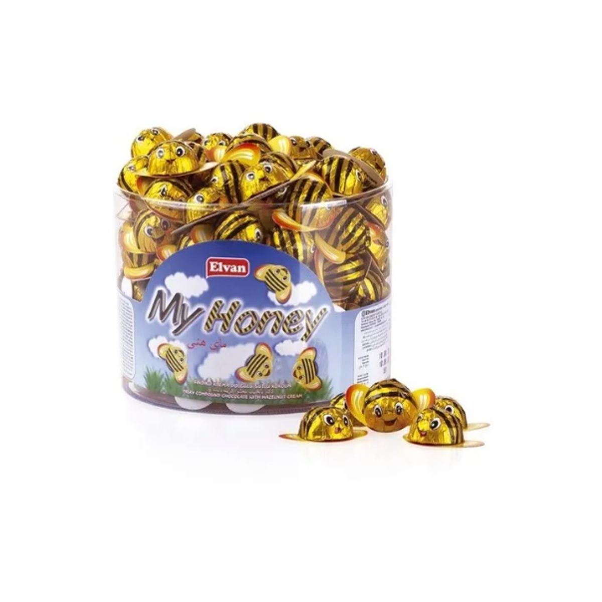 ADRO - Chocolate Animalitos Abejita My Honey Elvan X 100 unidades