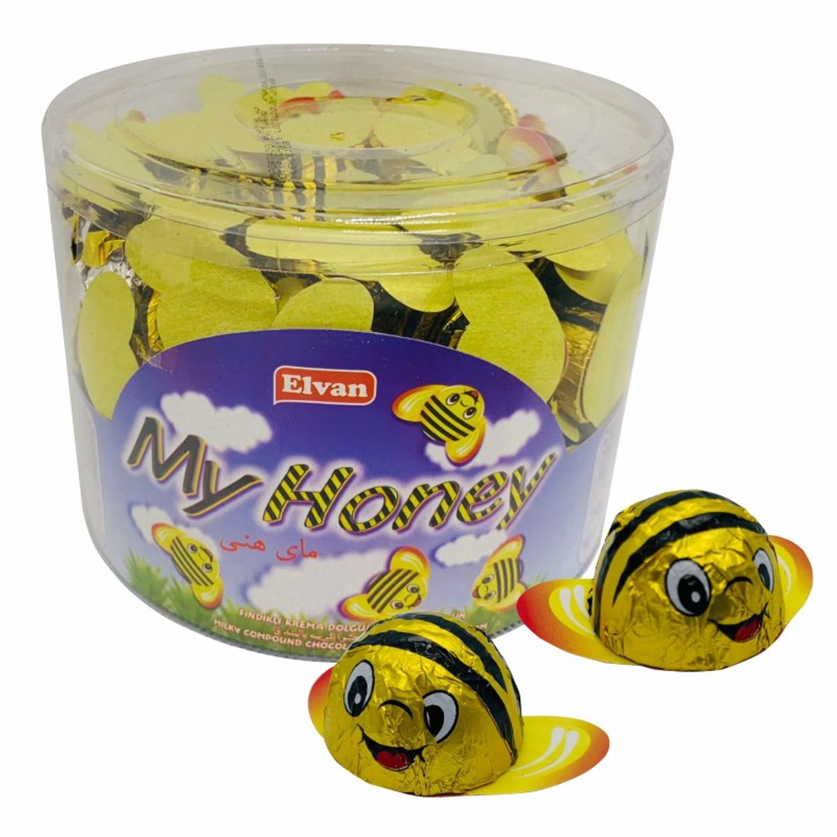 ADRO - Chocolate Animalitos Abejita My Honey Elvan X 100 unidades