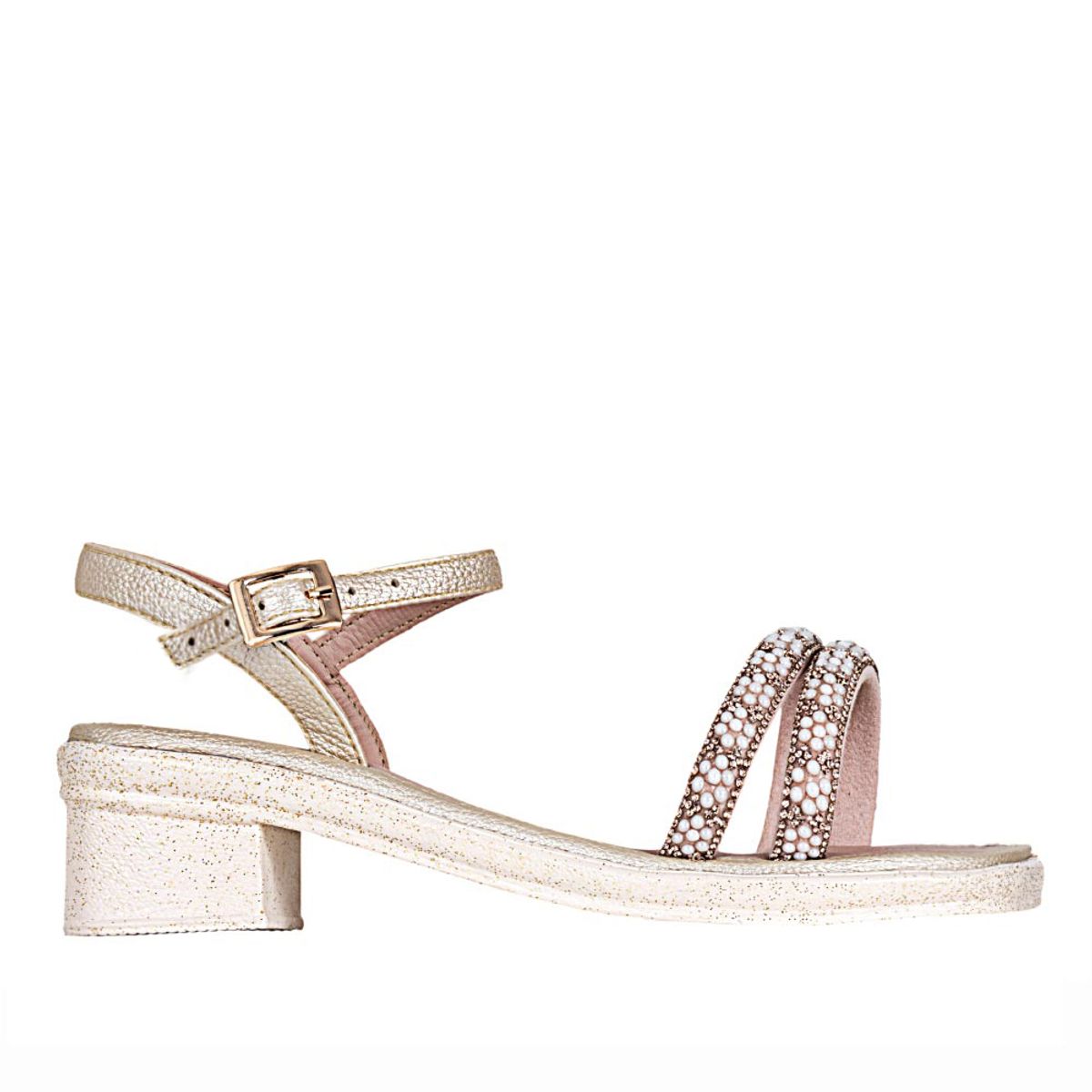 FRATTINI - Sandalia de Niña marca FRATTINI en Color DORADO   SANDVOLAR