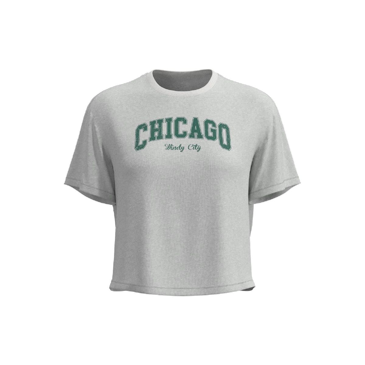 KOAJ - KOAJ Camiseta para mujer manga corta unicolor, crop top cuel Mujer