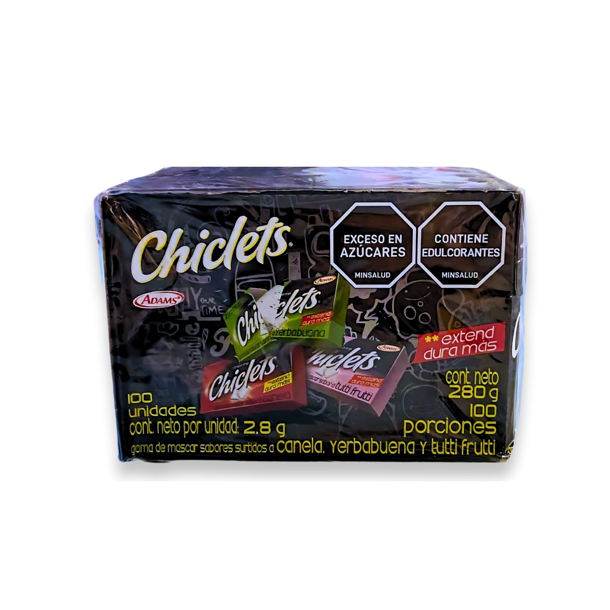 ADAMS - Chiclets Adams Surtidos X 100 unidades