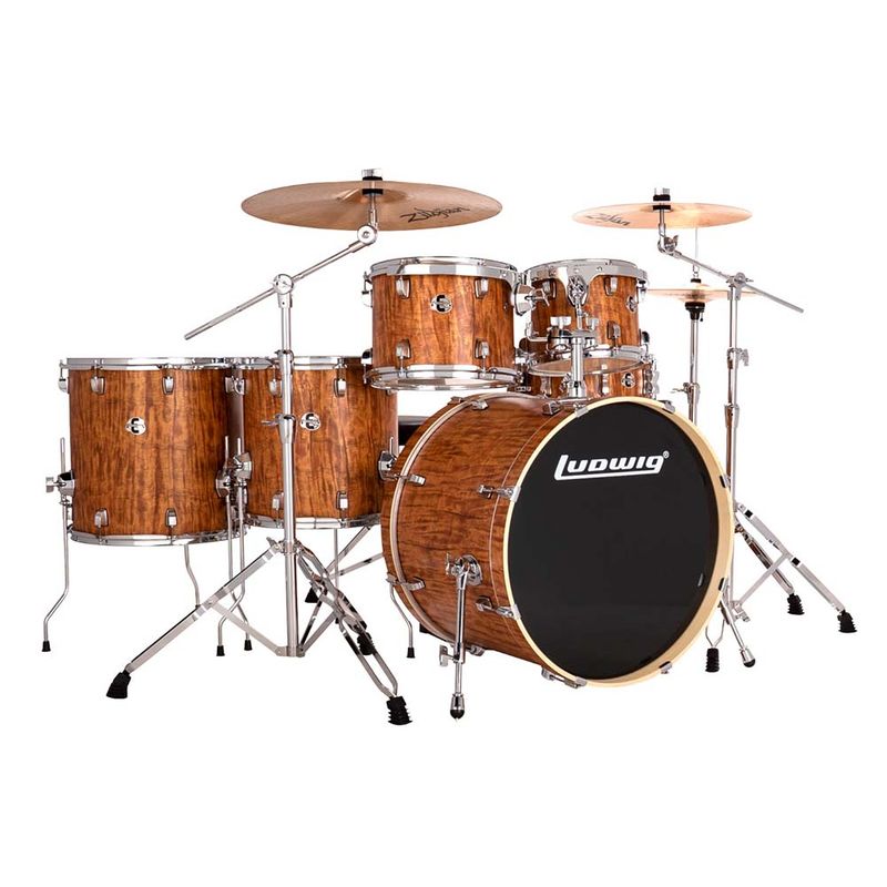 GENERICO - BATERIA LUDWIG EVOLUTION 6 PIEZAS LE622010DIR CHERRY