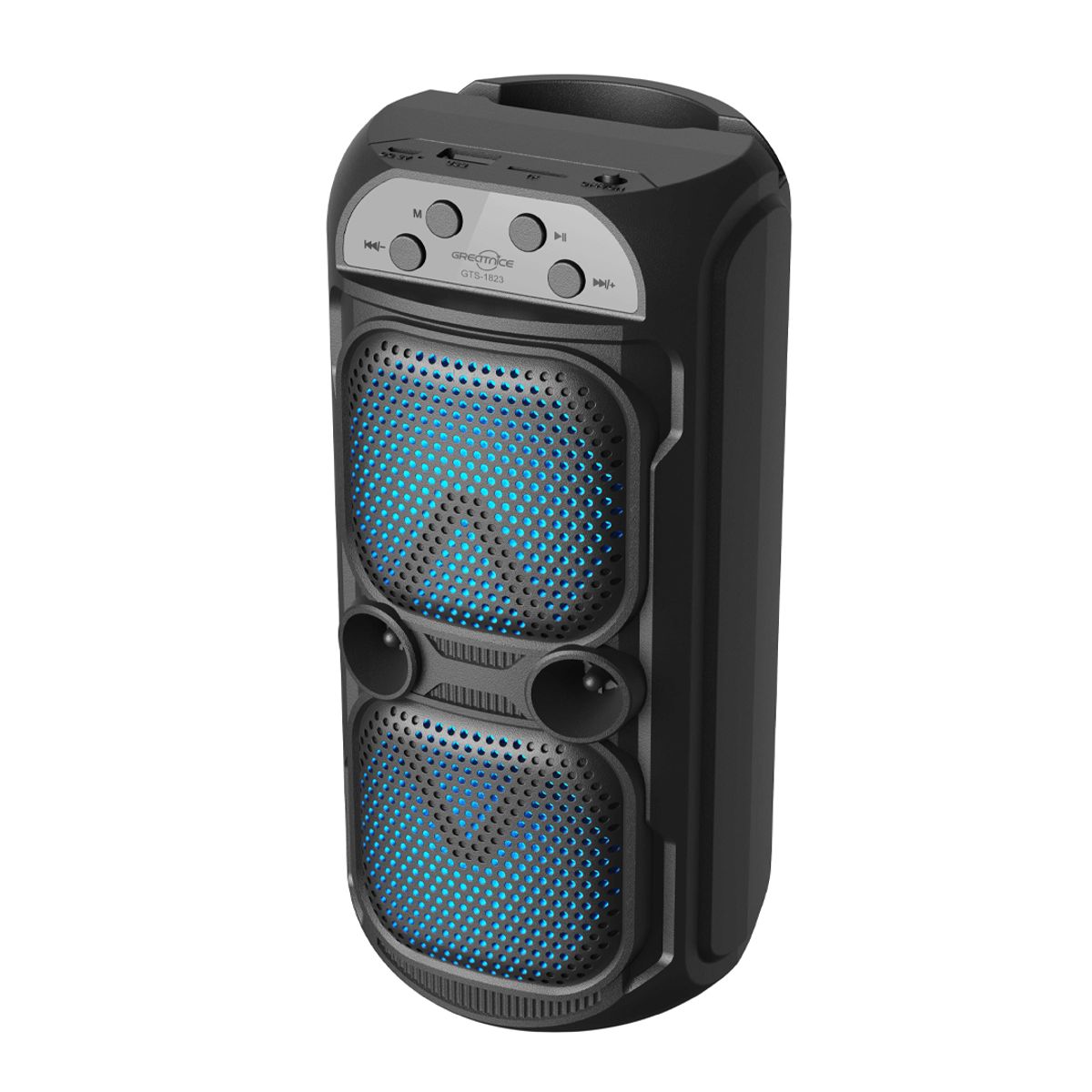 GENERICO - Parlante Portátil GTS-1823  Sonido doble con estilo