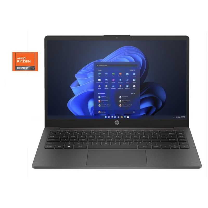 HP - PORTATIL HP 255 G10 RYZEN 5 7530U - 15.6" HD - RAM 40GB DDR4 - SSD 512GB - FUNDA + MOUSE