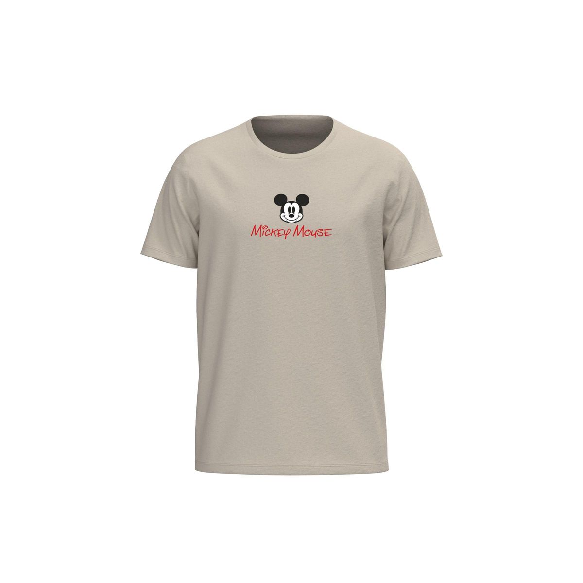 KOAJ - KOAJ Camiseta manga corta unicolor con arte de Mickey Hombre
