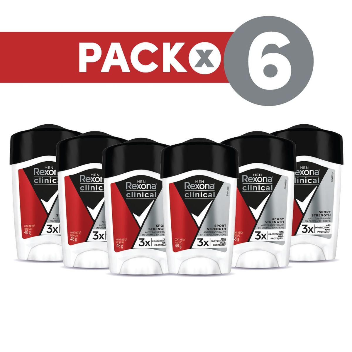 REXONA - Desodorante Rexona Clinical Sport Sin Fragancia Sport
