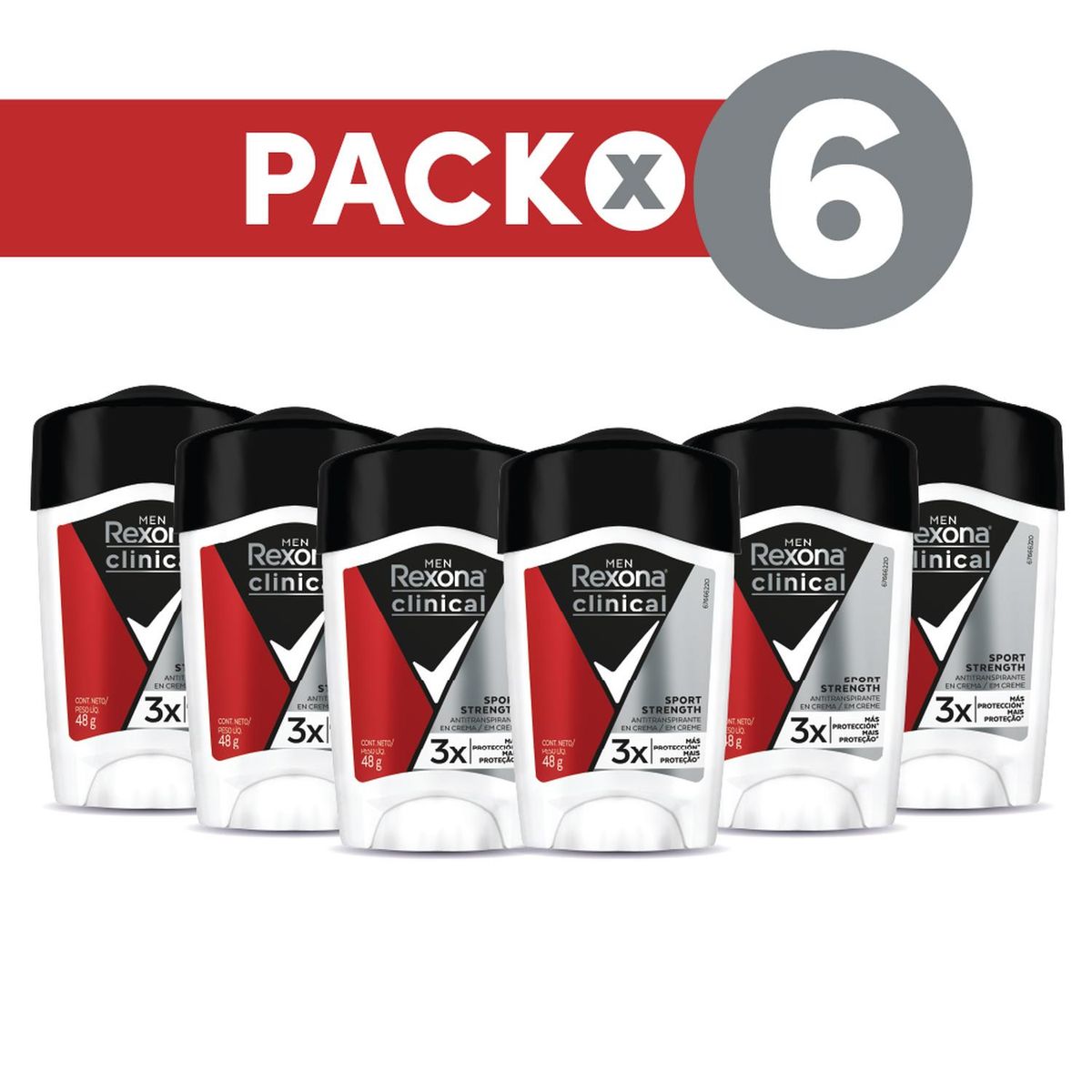 REXONA - Desodorante Rexona Clinical Sport Sin Fragancia Sport