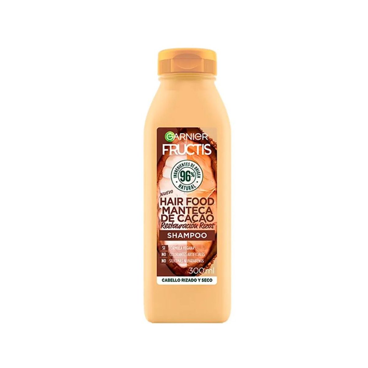 GARNIER - Restauracion De Rizos Hair Food Manteca De Cacao Shampoo Garnier Fructis 300ML