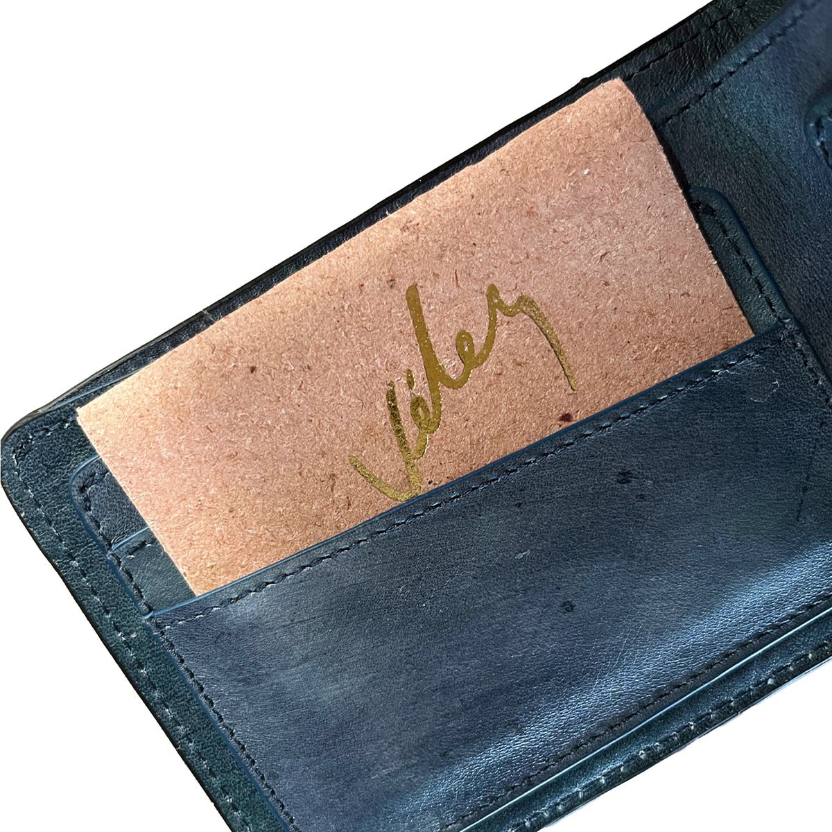 VELEZ - Billetera de Cuero Vélez para Hombre Aquarius  Negro