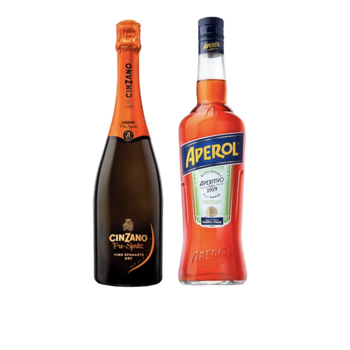 GENERICO - Estuche De Aperitivo Aperol + Cinzano To Spritz 750ml