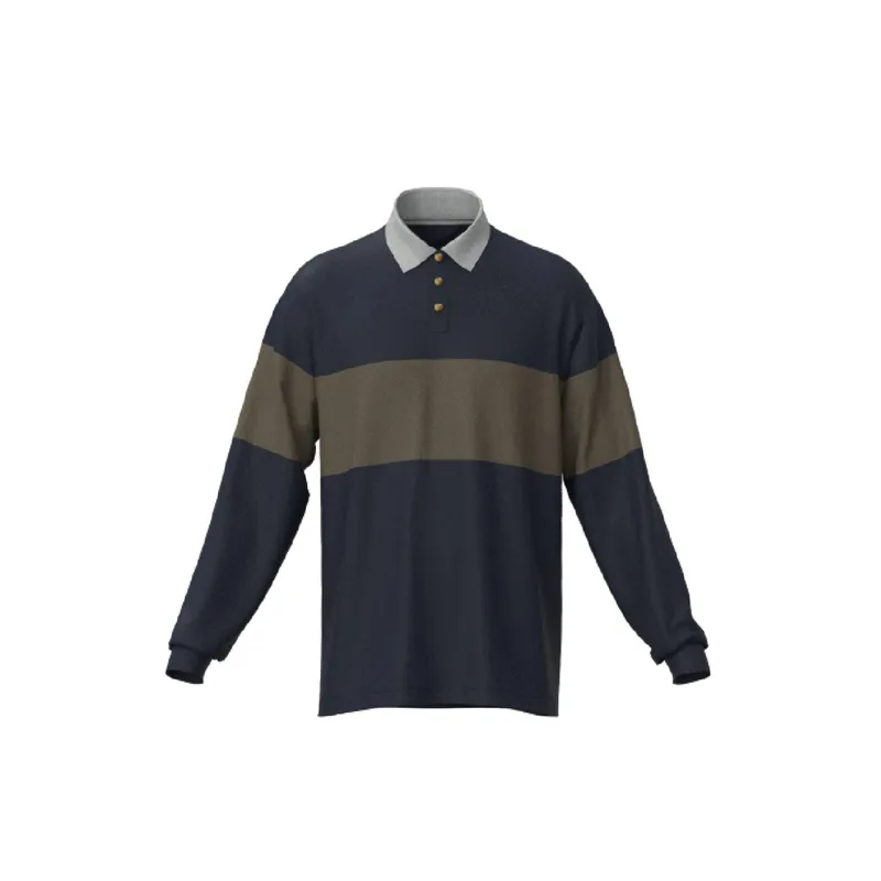 KOAJ - KOAJ Camiseta Polo tela unicolor con cuello y puños tejidos. Hombre