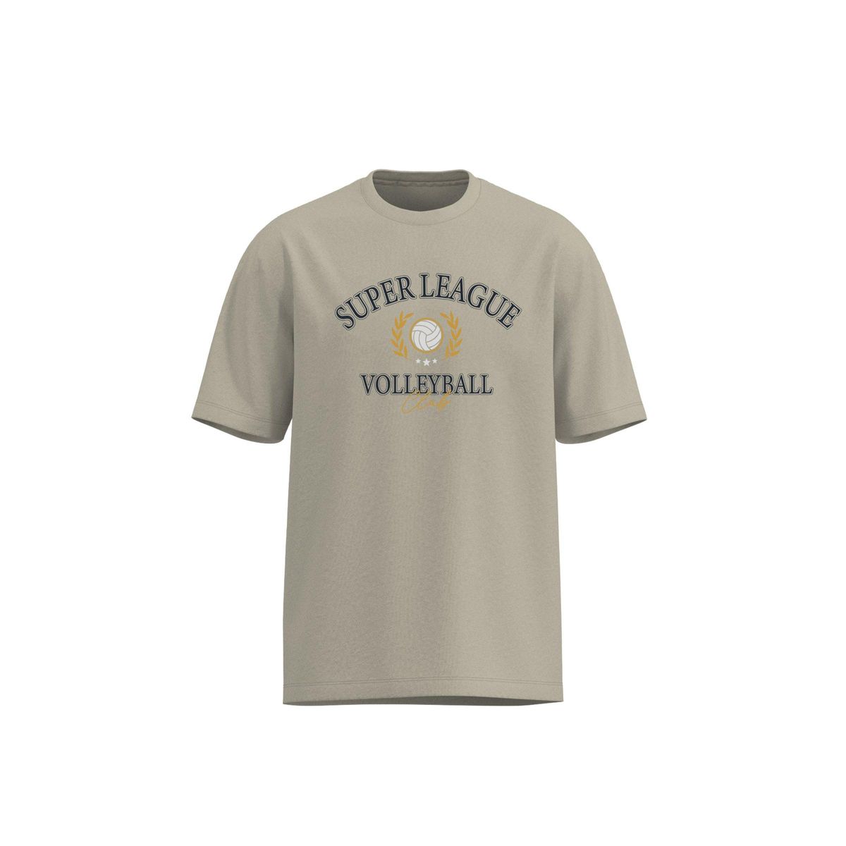 KOAJ - KOAJ Camsieta oversize manga corta en jersey con estampación Hombre