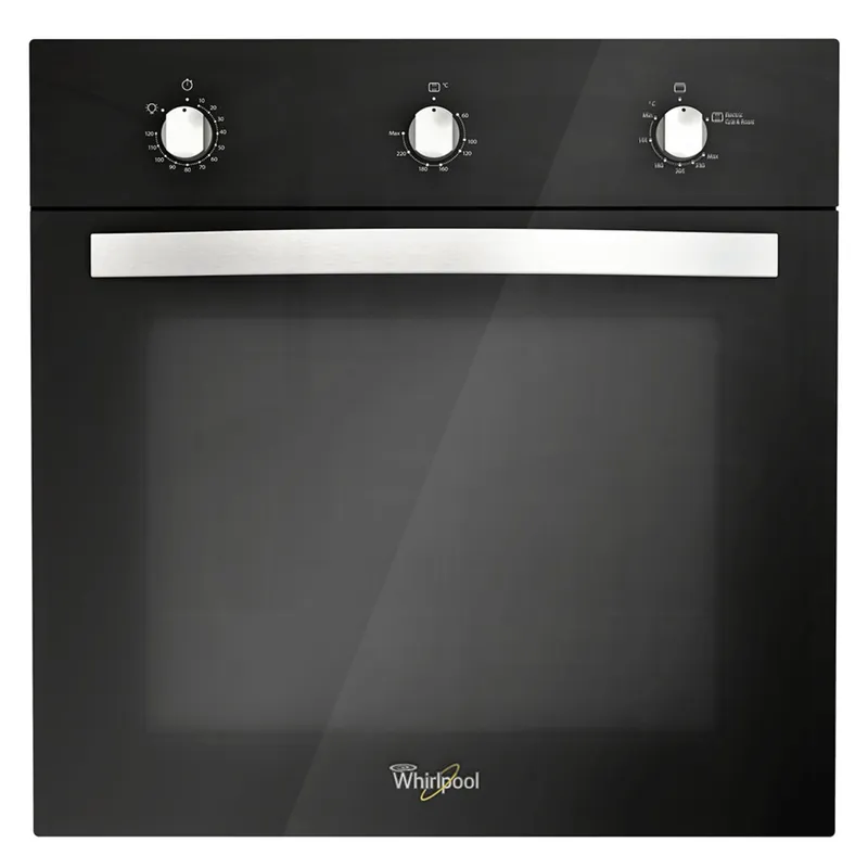 WHIRLPOOL - Horno de Empotrar WHIRLPOOL 60cm Gas Propano WOA105F Negro