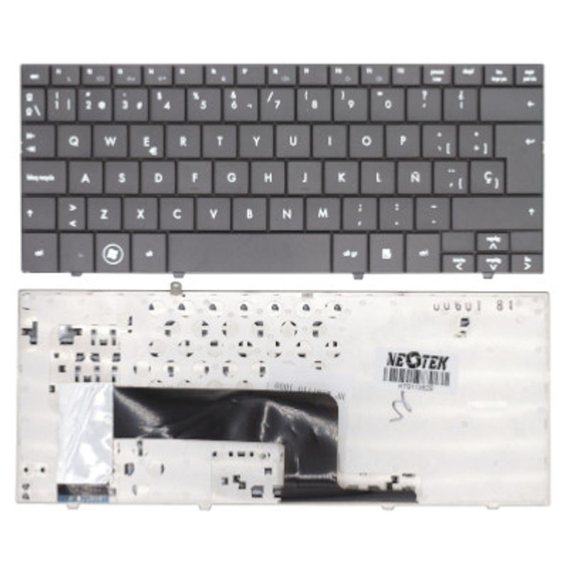 NEOTEK - Teclado Repuesto HP Mini 110-1000 Español Latino con Ñ Negro