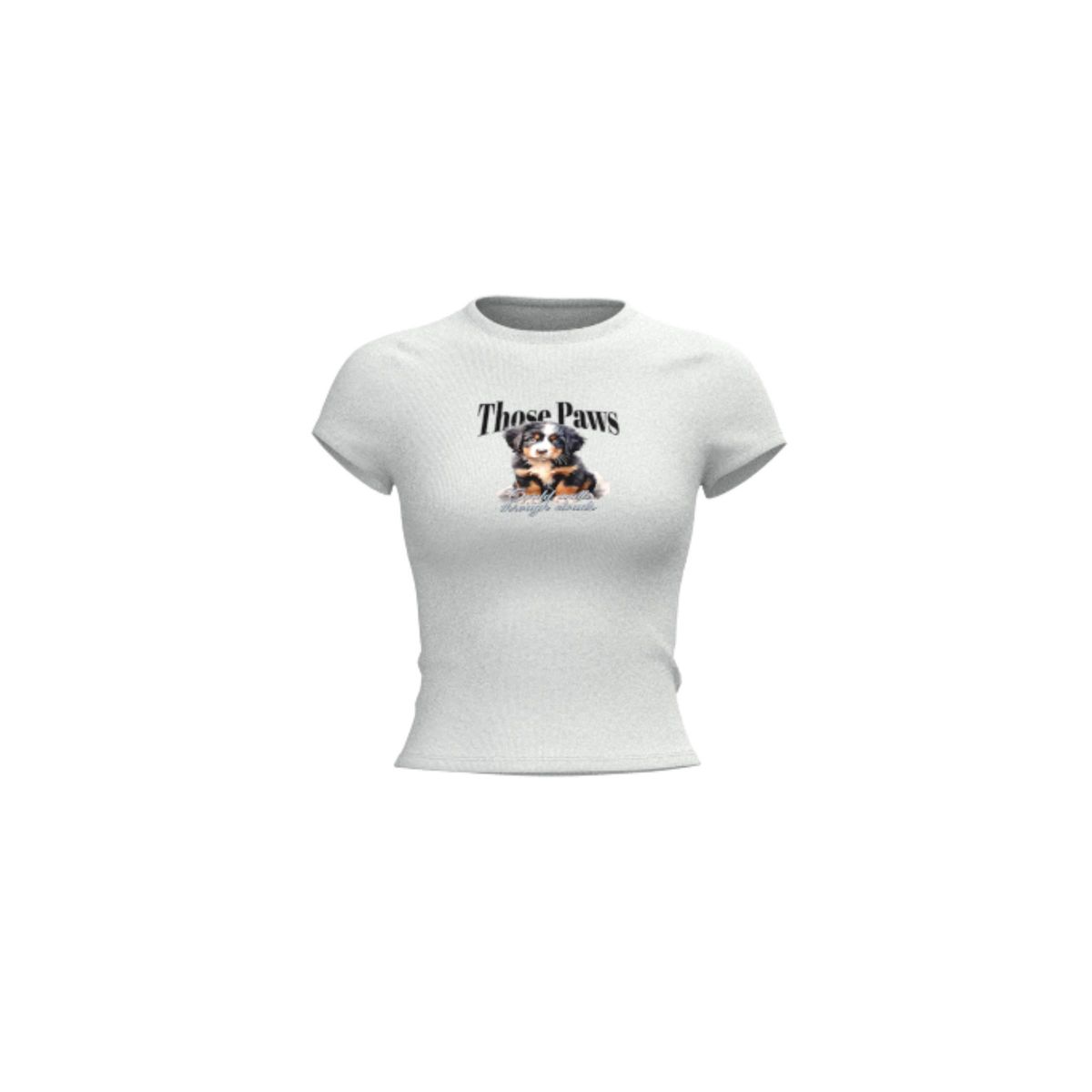 KOAJ - KOAJ Camiseta manga corta estampada en rib, silueta ajustada Mujer