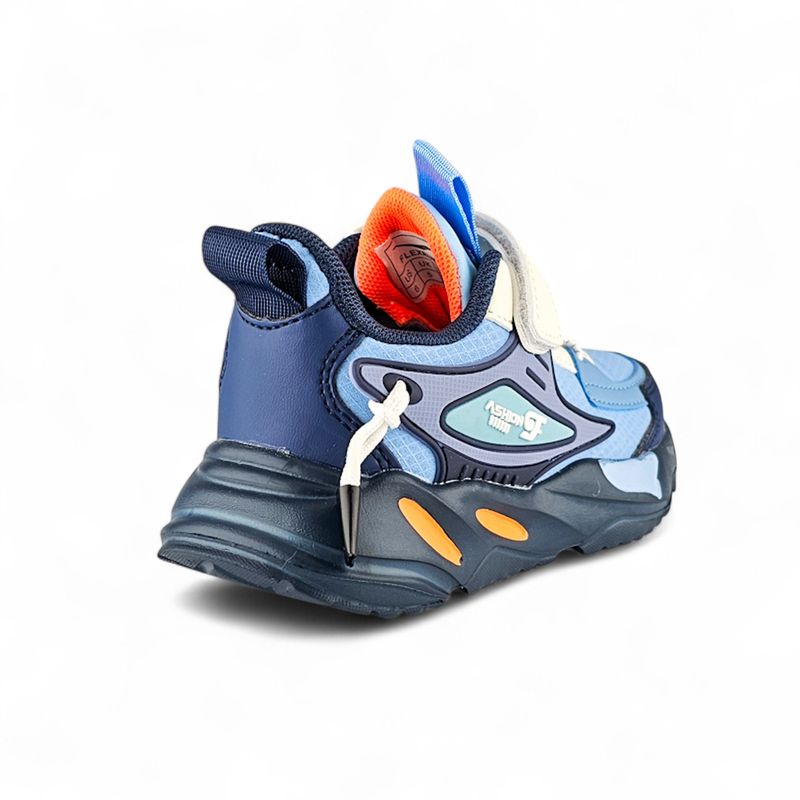 TITINOS - Tenis Velcro Niño Azul Titinos