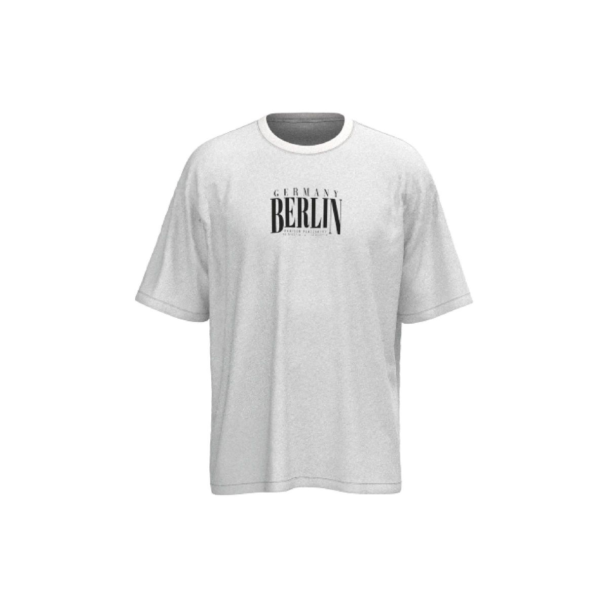 KOAJ - KOAJ Camsieta oversize manga corta en jersey con estampación Hombre