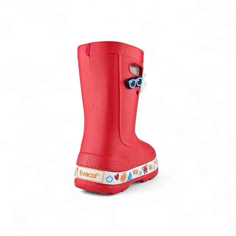TITINOS - Bota Lluvia Niño Eva Liviana Roja Titinos