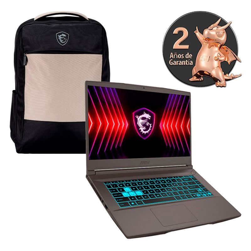 MSI - PORTATIL GAMER MSI THIN 15 B12UC - CI7 12650H - RAM 48GB - SSD 1TB - 15.6" 144HZ - RTX 3050 4GB