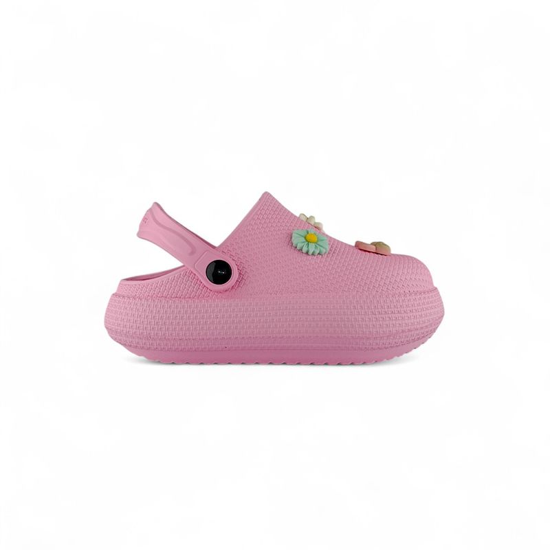 TITINOS - Chancla Tipo Sueco Niña Rosado Titinos