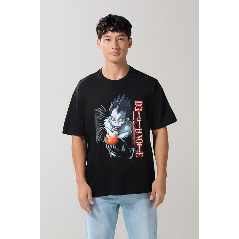KOAJ - KOAJ Camiseta manga corta con estampado en frente de Death Not HOMBRE
