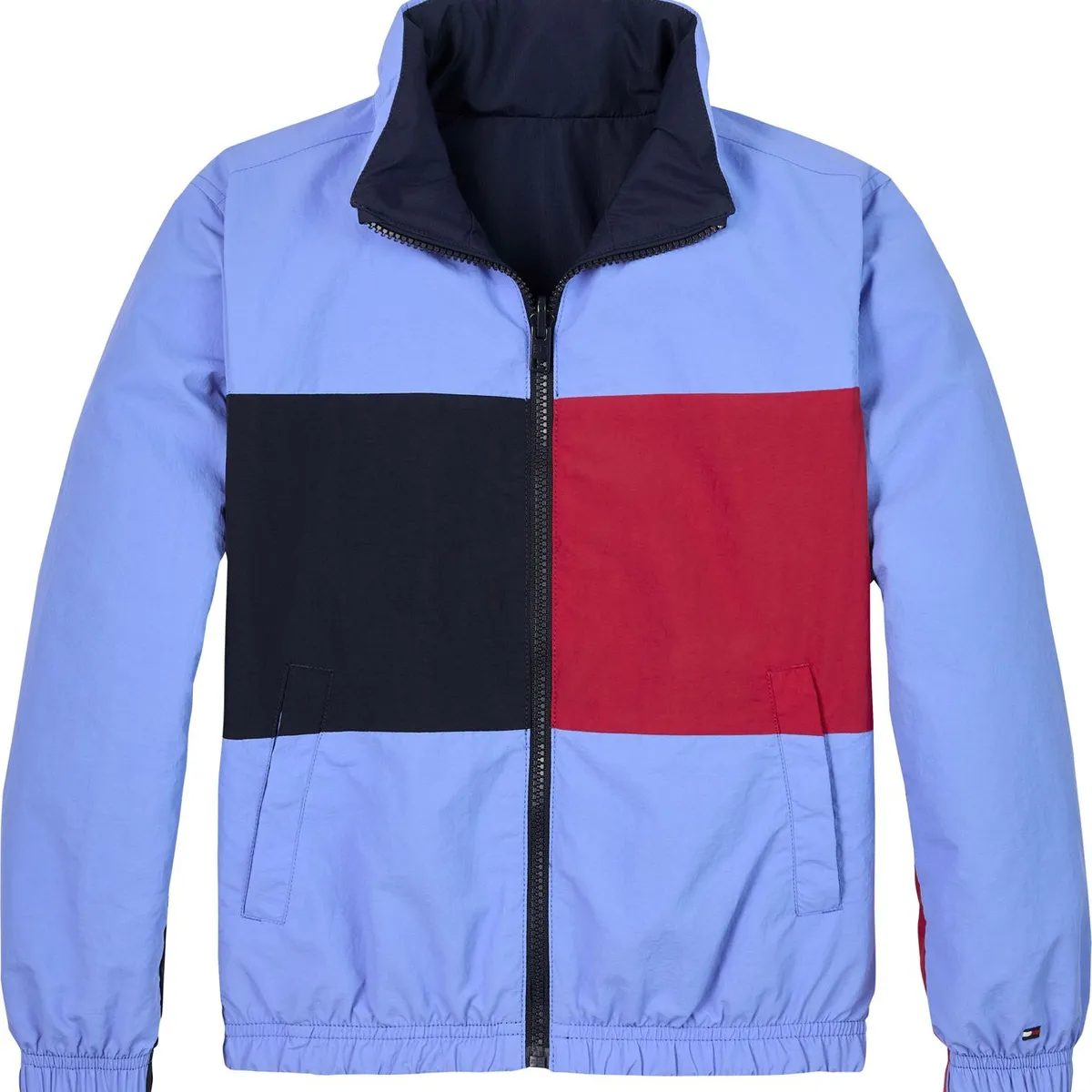 TOMMY HILFIGER - Rompe viento reversible color block Tommy Hilfiger