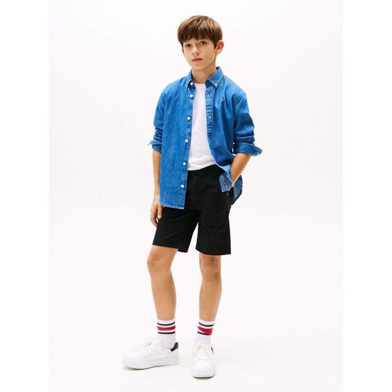 TOMMY HILFIGER - Bermudas negro chino 1985 Collection Tommy Hilfiger