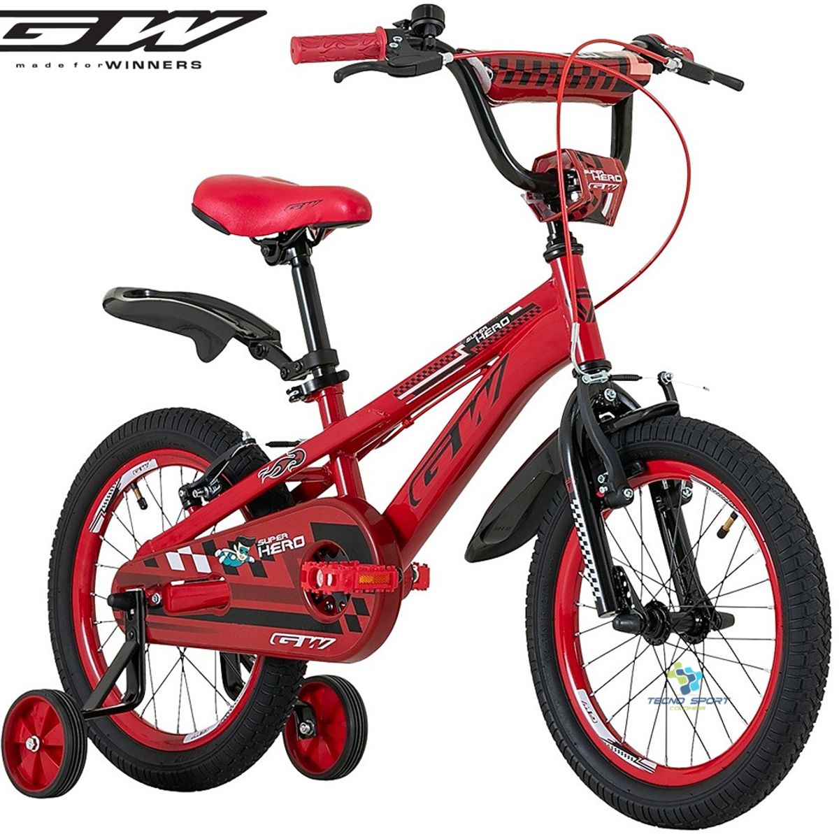GW - Bicicleta Niño Niña Gw Rin 12 Con Accesorios