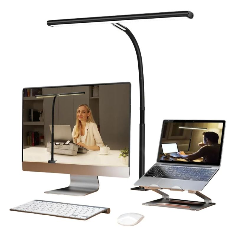 GENERICO - Lampara De Escritorio LED Cuello flexible