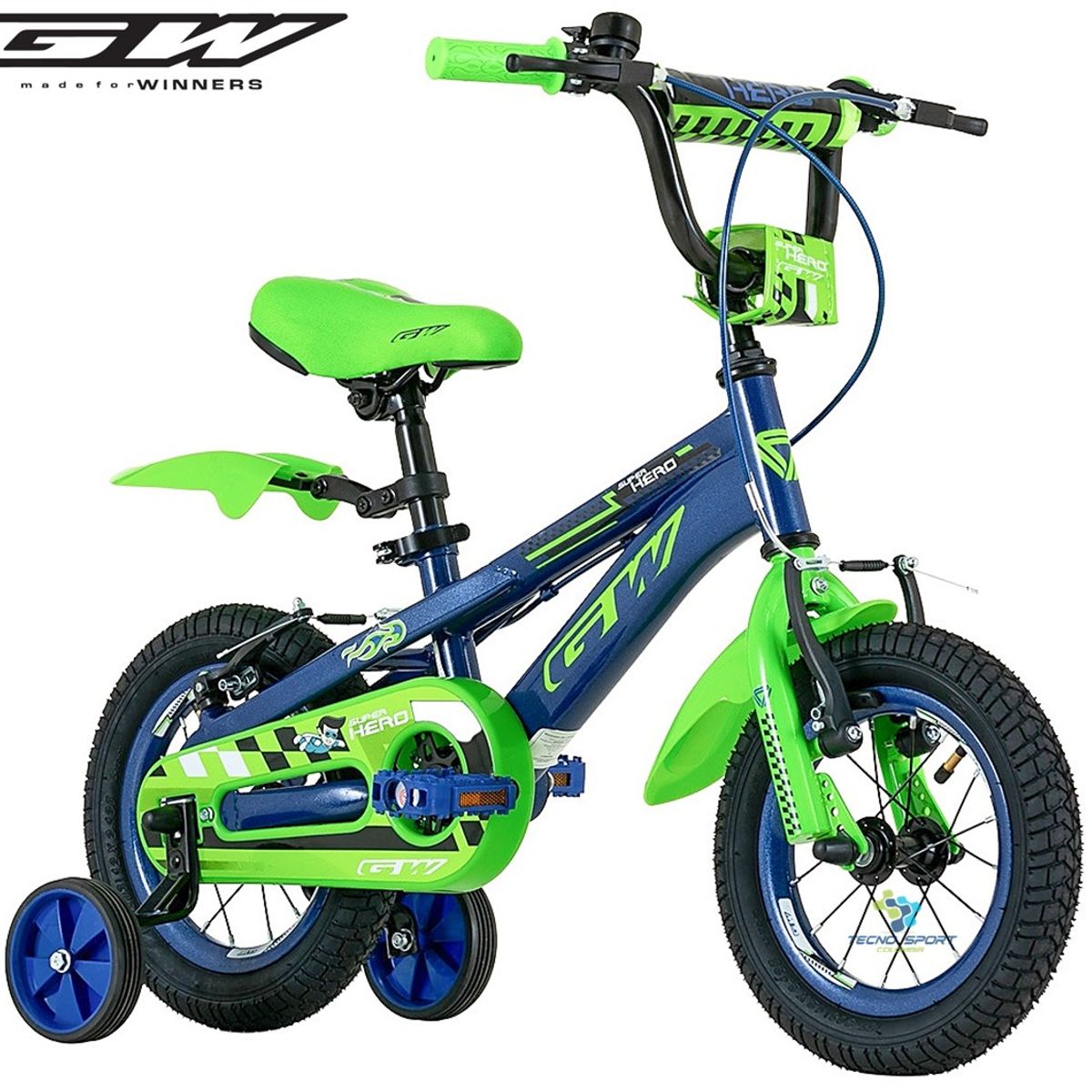 GW - Bicicleta Niño Niña Gw Rin 12 Con Accesorios