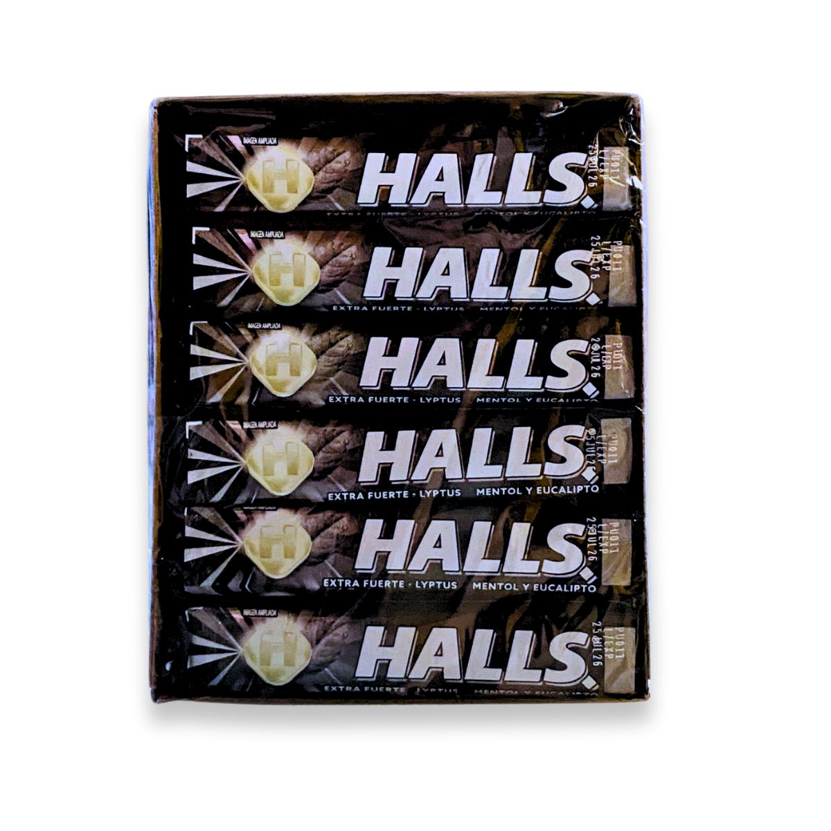 ADAMS - Dulces Halls Extra Fuerte X 12 unidades