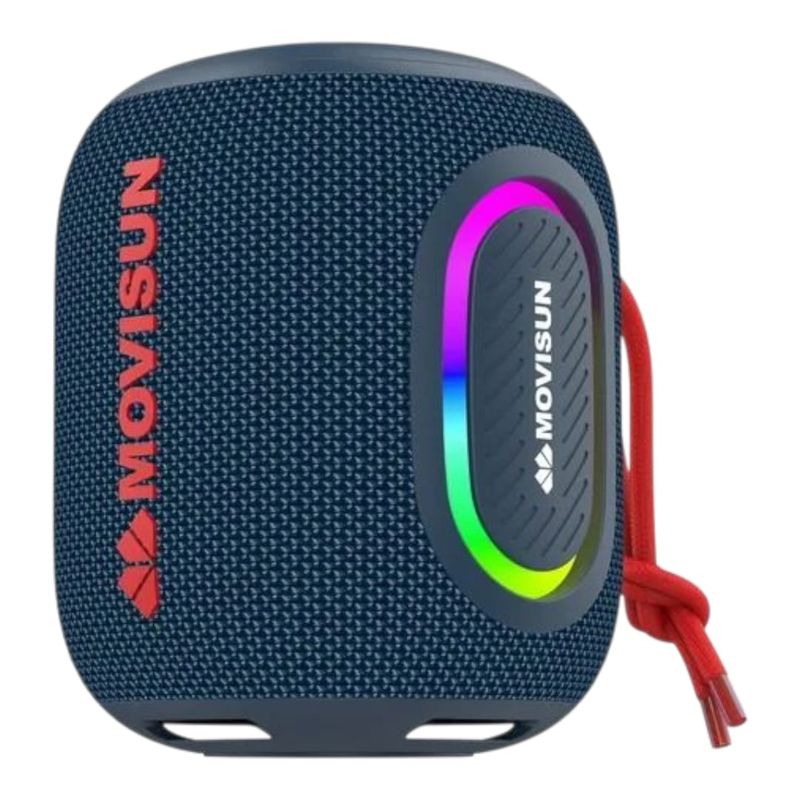 MOVISUN - Parlante Bluetooth Movisun Cannon Super Bajo Extra Ipx5 Azul