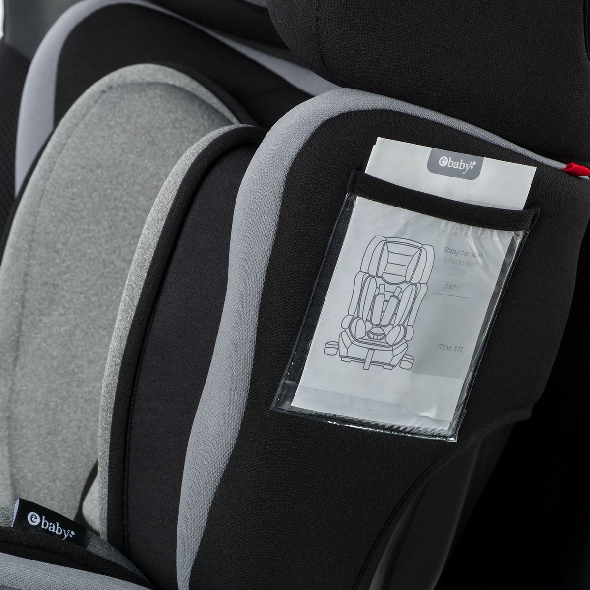 EBABY - Silla de Auto TATU GRIS CLARO -EB572.