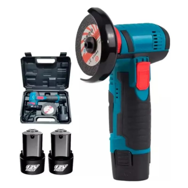 GENERICO - Mini Pulidora Inalambrica Portatil Con 2 Baterias de 12V