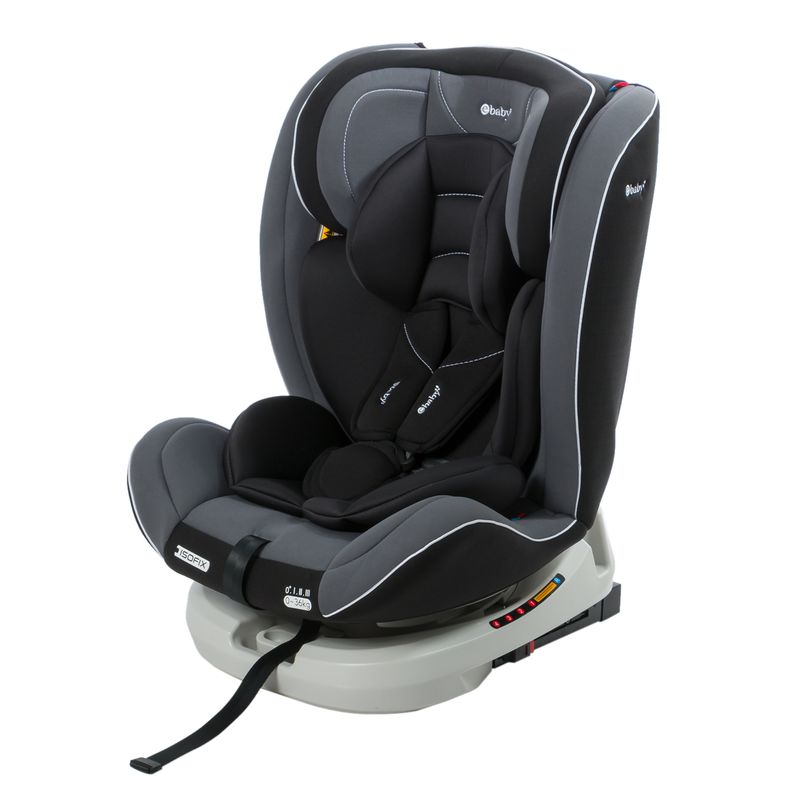 EBABY - Silla de auto con sistema ISOFIX Negro LOUIS EB567