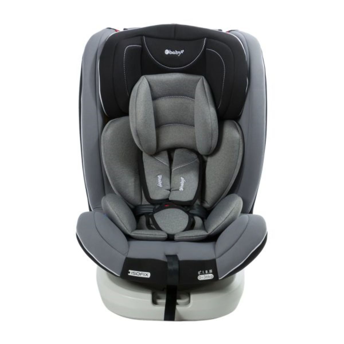 EBABY - Silla de auto con sistema ISOFIX Gris claro LOUIS EB567