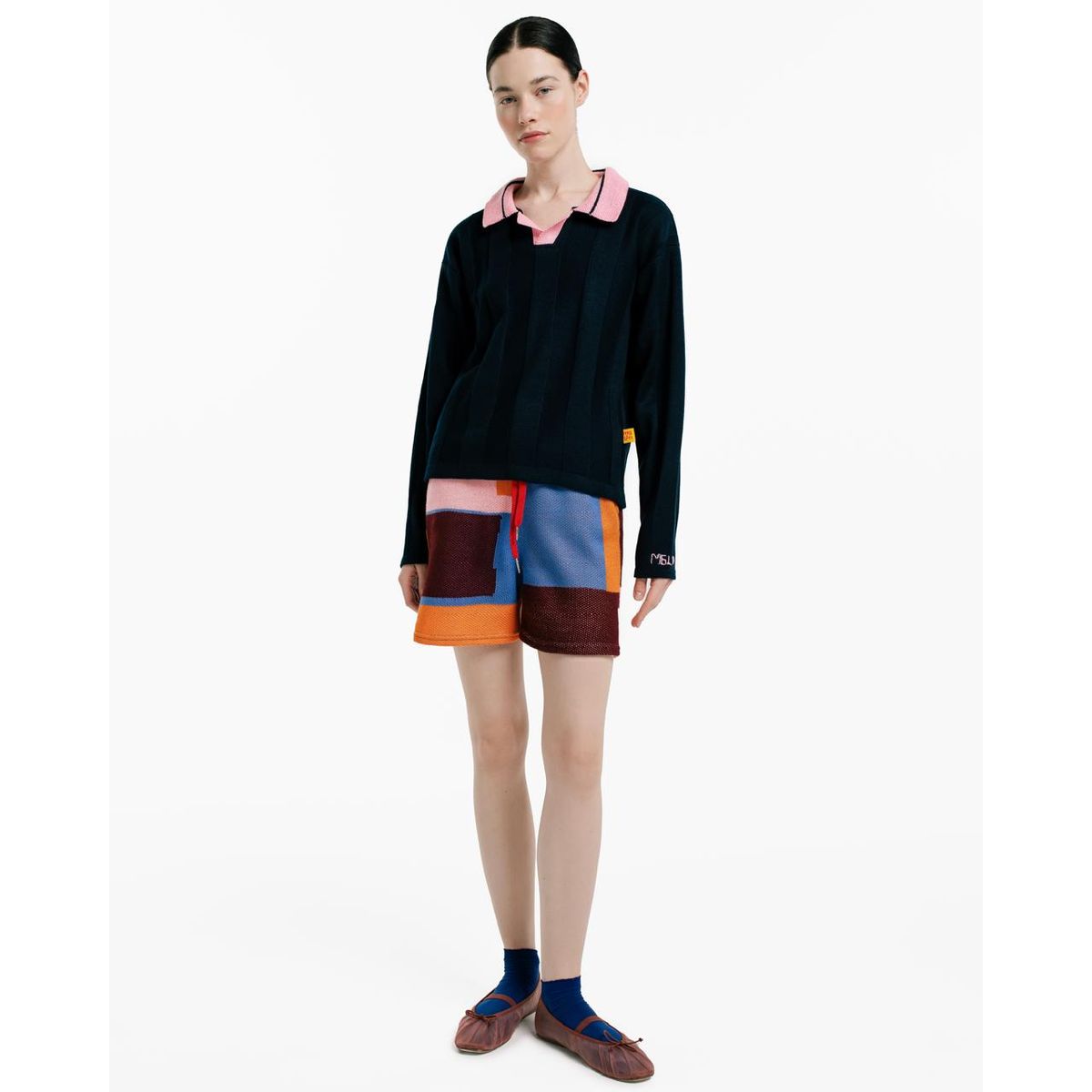 MAGLIONE - Pantaloneta Mosaico Mujer