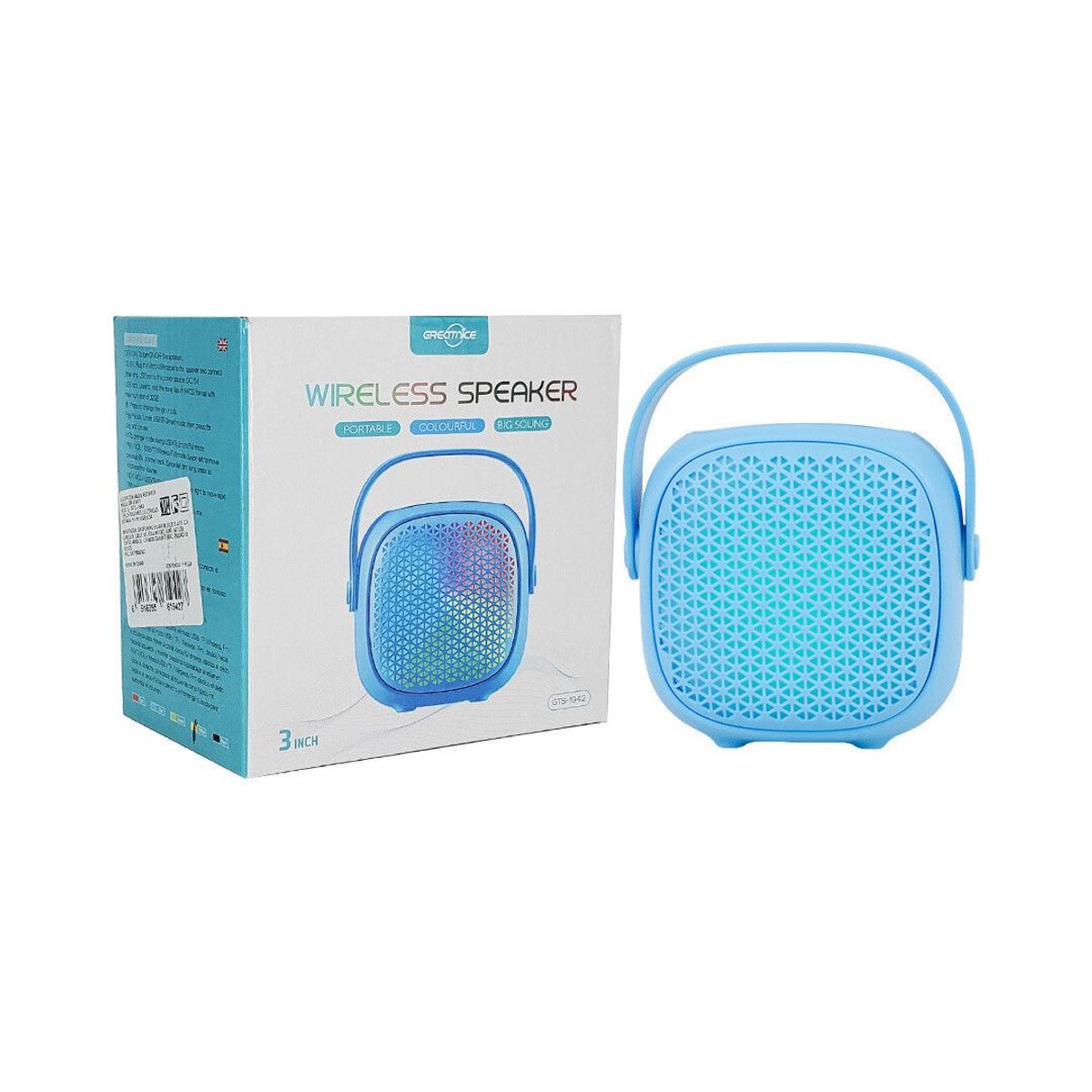 GENERICO - Altavoz Karaoke GTS-2009 de 4” con 2 Micrófonos