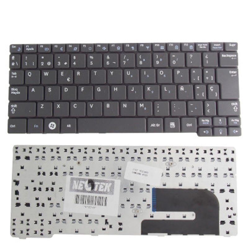 NEOTEK - Teclado Repuesto Samsung N150 Español Latino con Ñ Negro