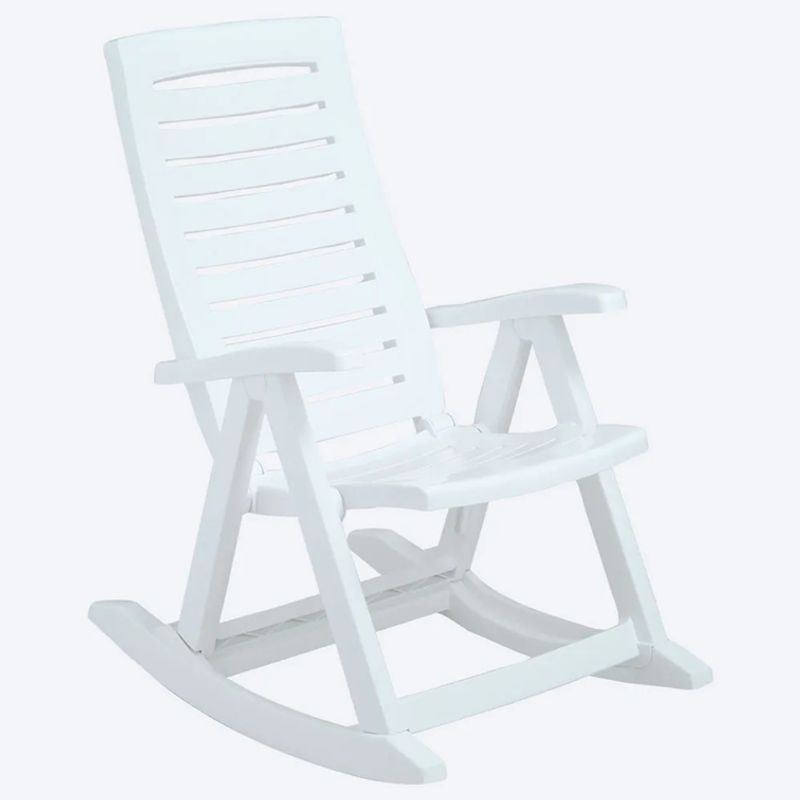 RIMAX - Silla Mecedora Rimax Color Blanco 4810