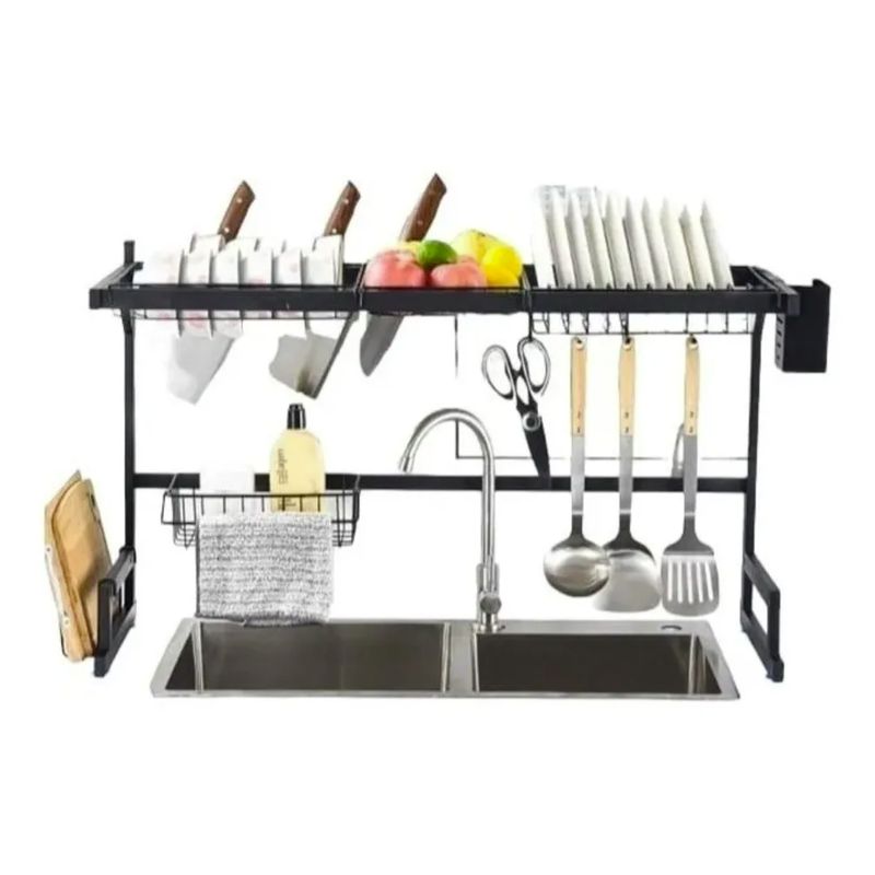GENERICO - Organizador De Loza Escurridor Acero Inoxidable 65 cm