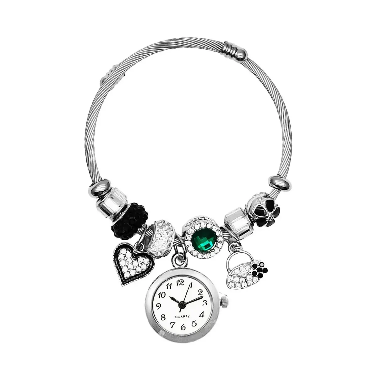 DAYOSHOP - Reloj pulsera acero inoxidable negra- con estuche